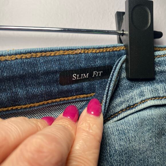 Judy Blue Slim Fit Medium Wash Straight Jeans Skinny Straight Women size 7 / 28 - Picture 3 of 11